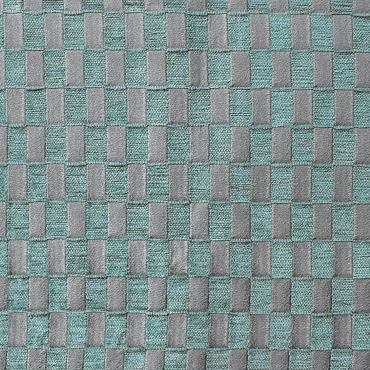 Buy A9 0005Dami Damier Porcelain Blue by Aldeco Fabric