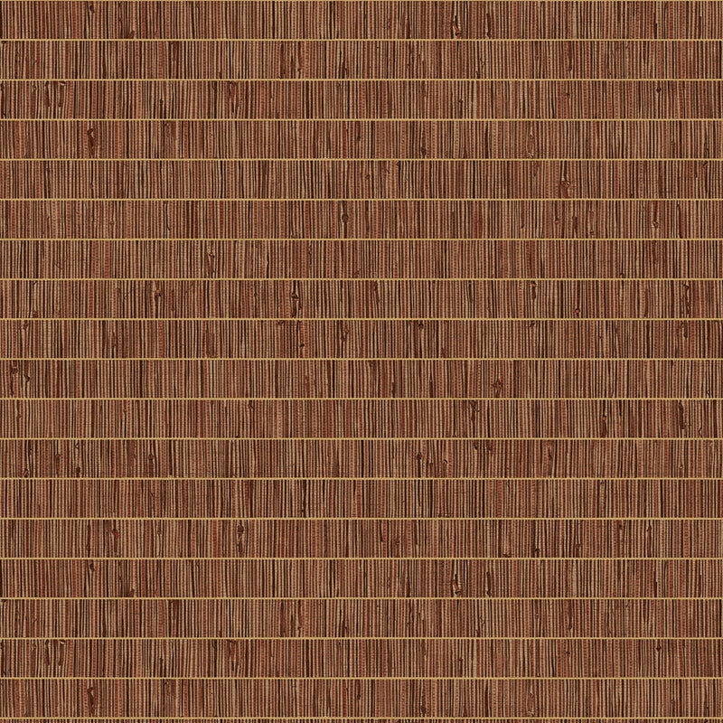 Sample TC70016 More Textures, Blue Grass Band Terra Cotta Seabrook Wallpaper