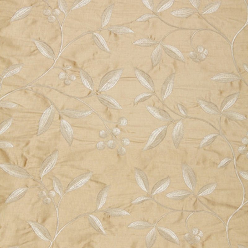 Purchase sample of 64331 Adelaide Embroidery, Blonde by Schumacher Fabric