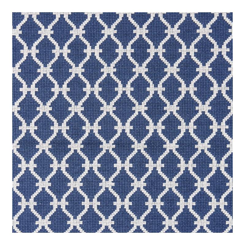Sample 27009-007 Trellis Weave, Denim by Scalamandre Fabric (SC 000727009)