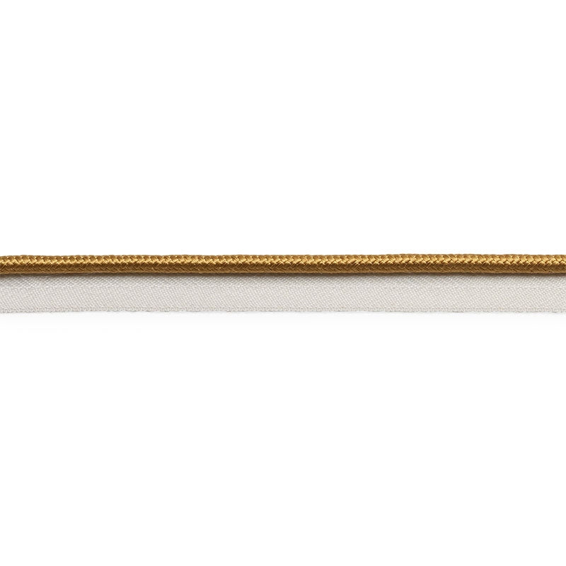74544 | Gustave Silk Lip Cord Medium, Gold - Schumacher Fabric
