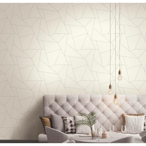 Buy Psw1065Rl Geometrics Geometric Grey Peel And Stick Wallpaper