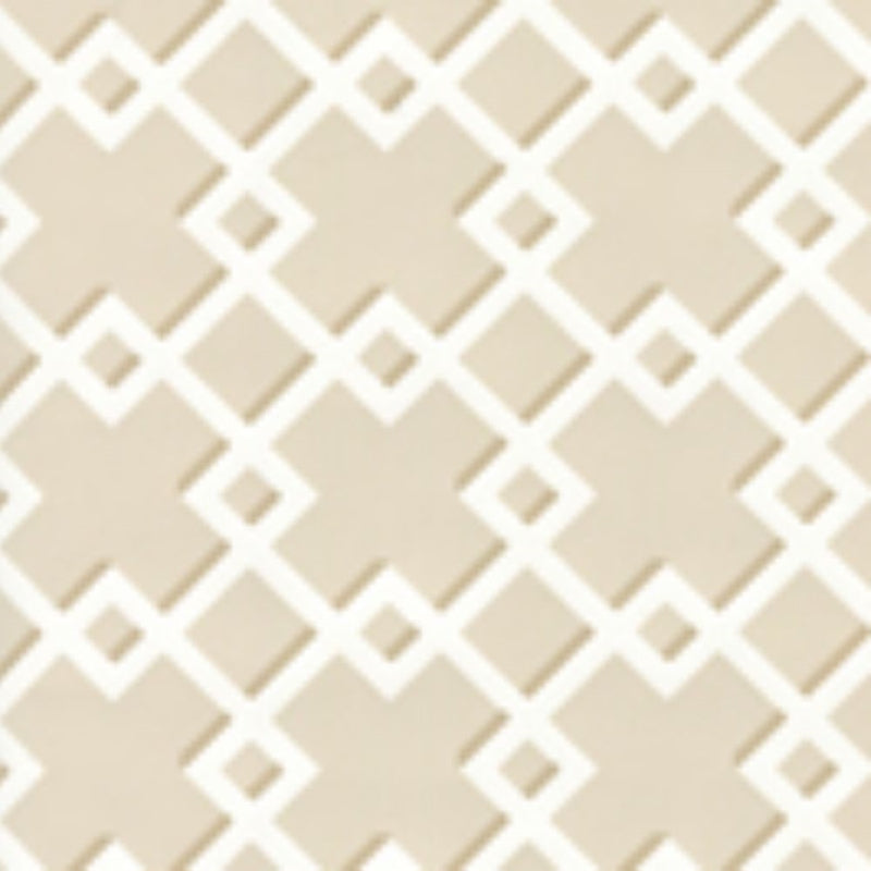 Sample 302791WW Todd, Beige On White by Quadrille Wallpaper