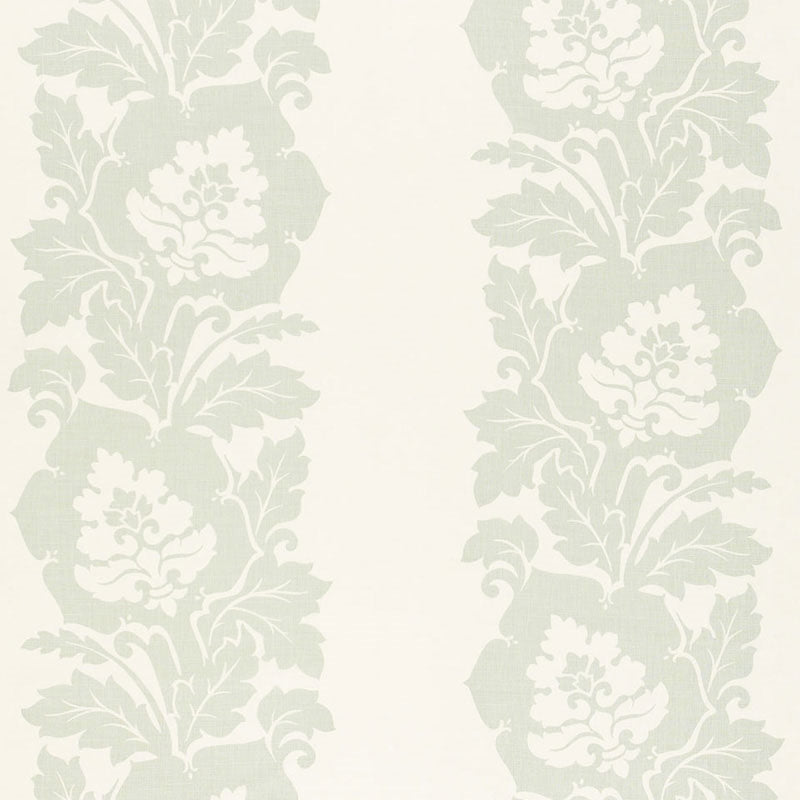 Purchase sample of 173852 Margate Damask Print, Sky by Schumacher Fabric
