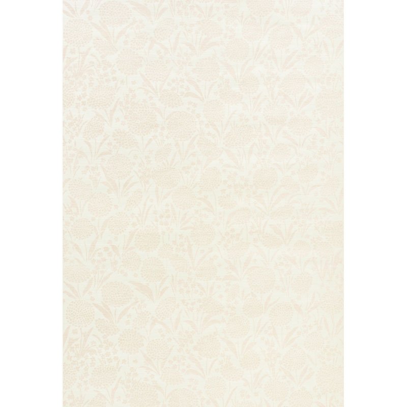 Select 5009781 Chrysanthemum Sisal Blush Schumacher Wallpaper