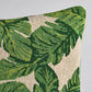 So17610405 Kashgar Velvet Ikat 20" Pillow Peacock and Emerald By Schumacher Furniture and Accessori