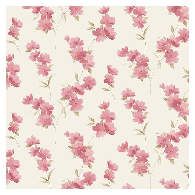 View PR33851 Floral Prints 2 Red Small Floral Wallpaper by Norwall Wallpaper