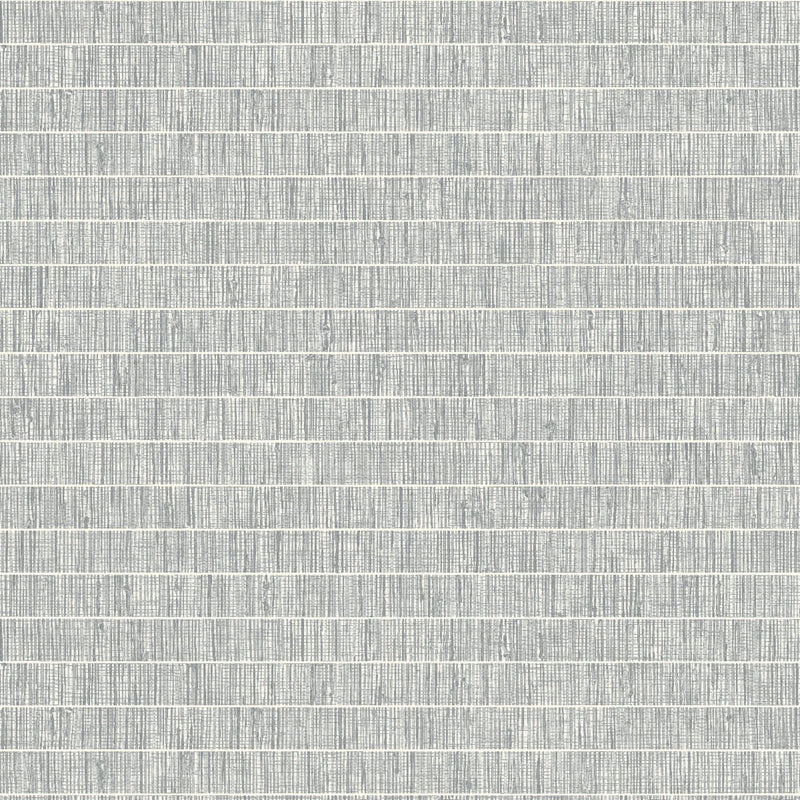 Sample TC70008 More Textures, Blue Grass Band Lunar Gray Seabrook Wallpaper