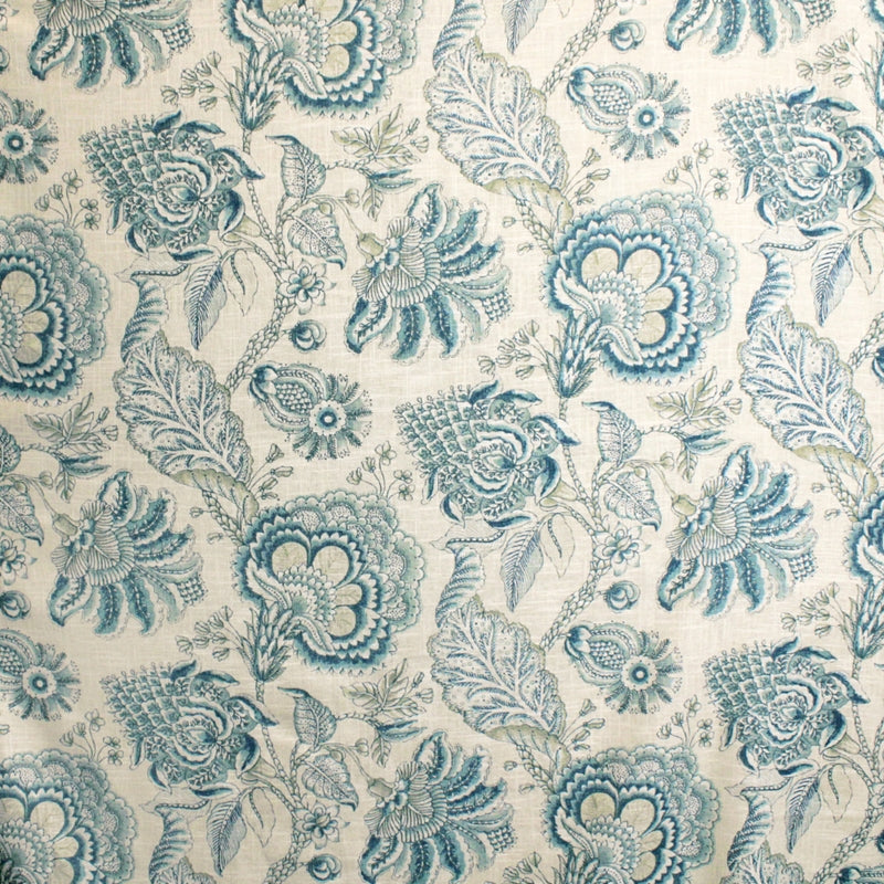 Purchase S5180 Blue Danube Floral Blue Greenhouse Fabric