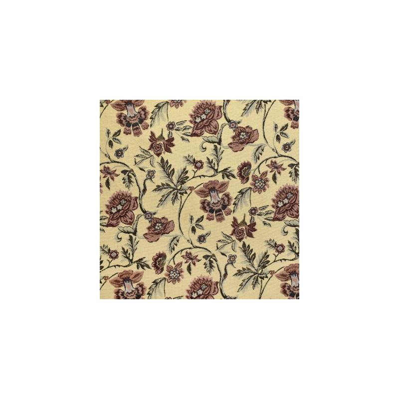 Order F3474 Parchment Red Floral Greenhouse Fabric