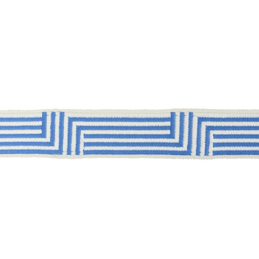 77210 Galloway Tape,Blue by Schumacher Fabric,77210 Galloway Tape