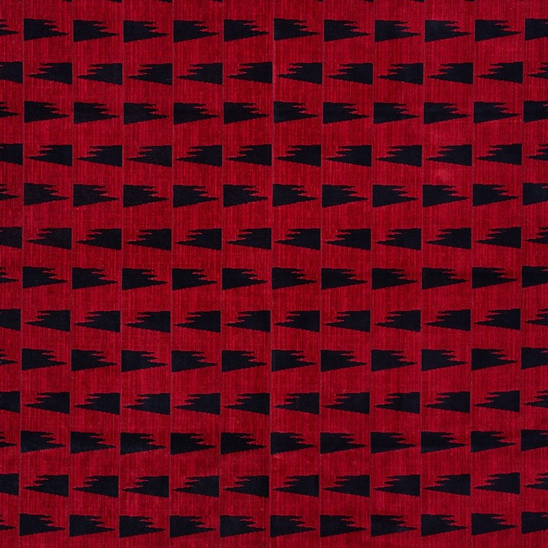 Purchase sample of 71221 Tutsi, Red by Schumacher Fabric