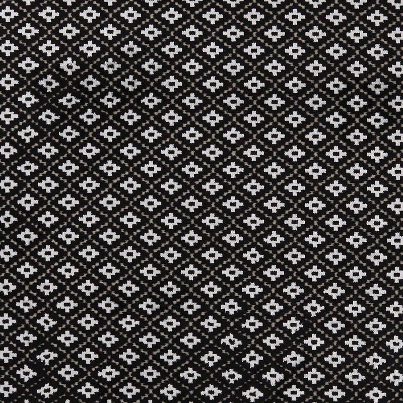 Sample F0942-01 Bw1040 Black/White Clarke And Clarke Fabric