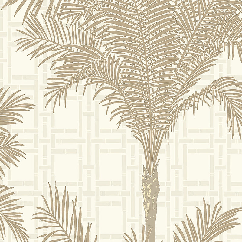 Sample 3061 Copacabana, Warm Silver By Borastapeter Wallcovering