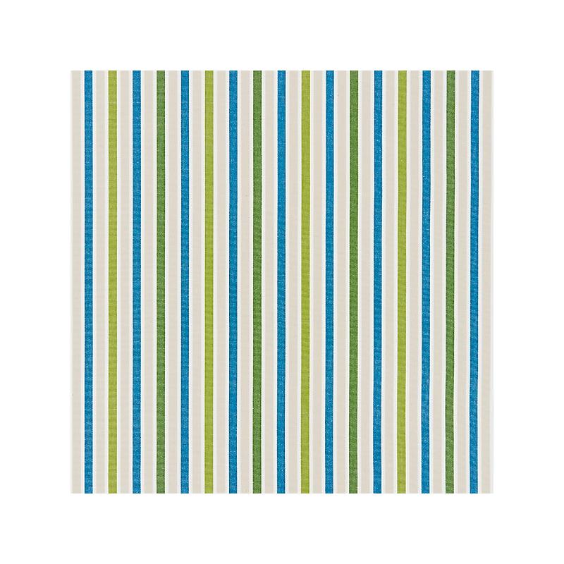 Looking 27114-003 Leeds Cotton Stripe Ocean Palm by Scalamandre Fabric
