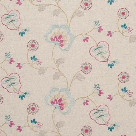 Save F0735-4 Chatsworth Duckegg by Clarke and Clarke Fabric