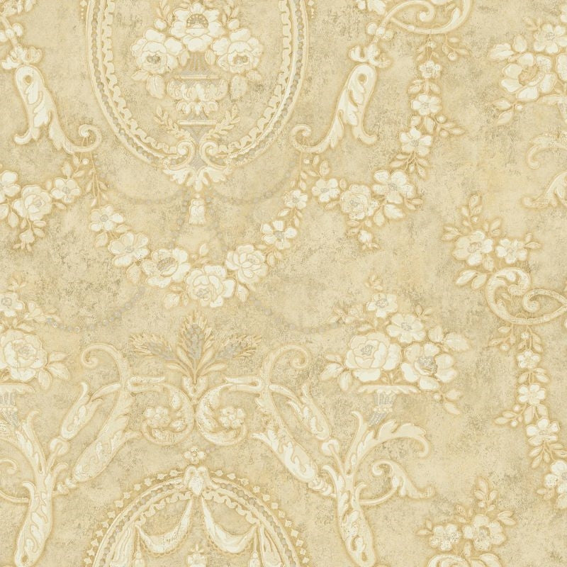 Find MV80605 Vintage Home 2 Cameo by Wallquest Wallpaper
