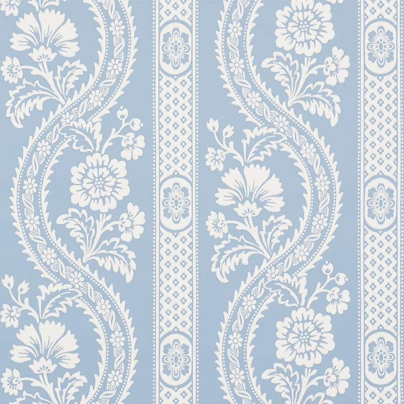 Looking for 5008772 Versailles Blue Schumacher Wallpaper