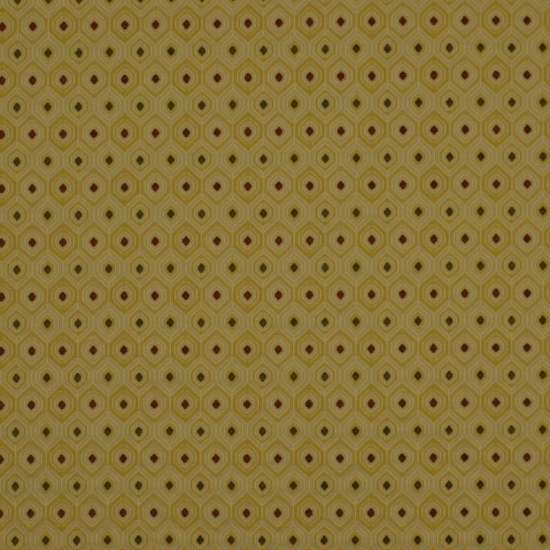 Sample Basic Dots Honeysuckle Robert Allen Fabric.