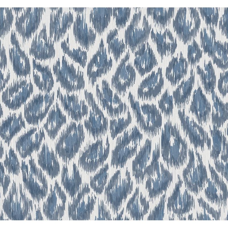 Sample 2973-90301 Daylight, Electra Blue Leopard Spot String by A-Street Prints Wallpaper