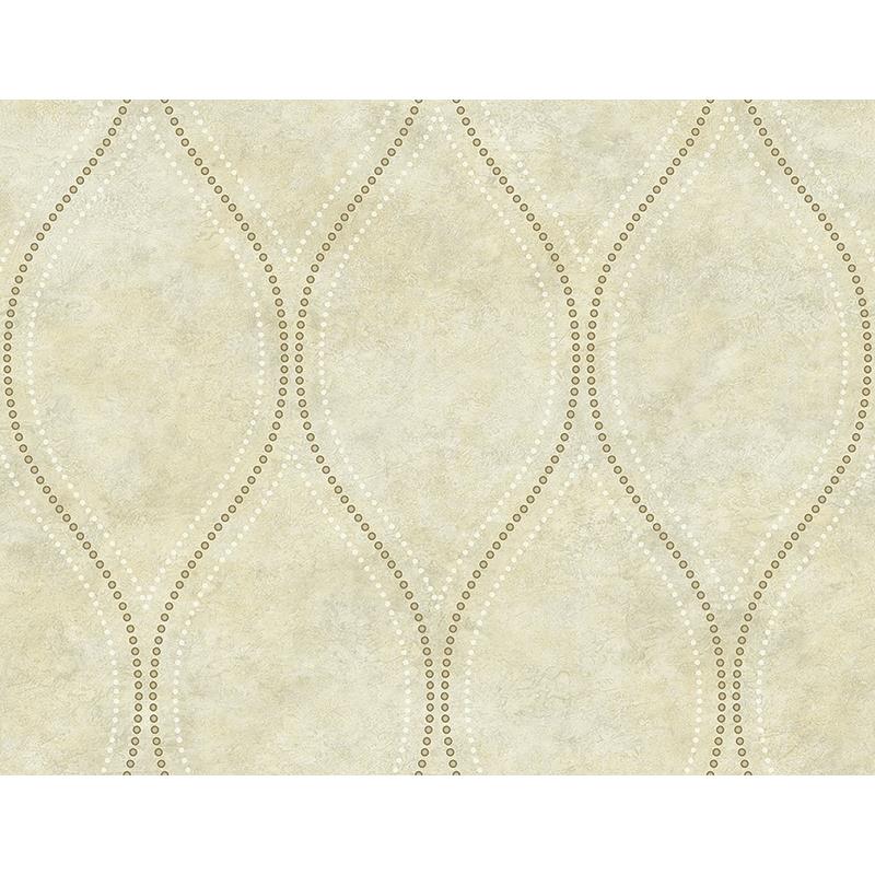 Sample 2765-BW40207 GeoTex, Eira Beige Marble Ogee by Kenneth James Wallpaper