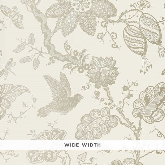 Purchase 5005000 Bali Vine Platinum Schumacher Wallpaper