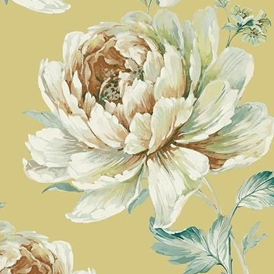 Buy CR21310 Jarrow Green Floral by Carl Robinson 10-Island Wallpaper