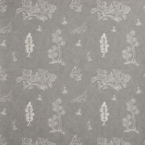Save AM100318.21.0 Friendly Folk Grey Animal/Insect Kravet Couture Fabric