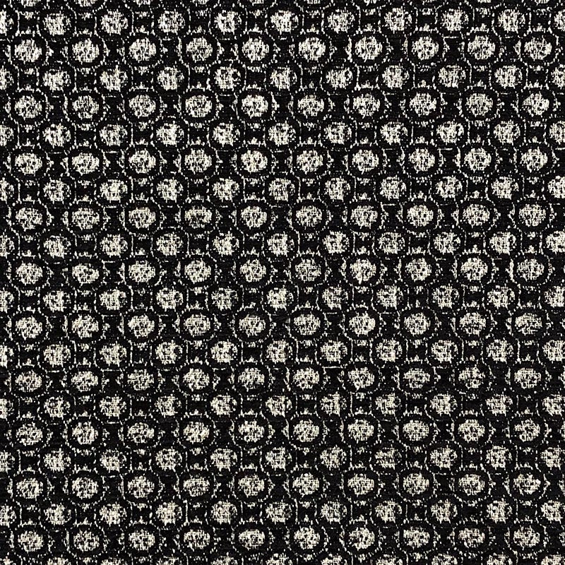 Sample 8676 Dobkin Onyx, Black Solid Upholstery Fabric by Magnolia