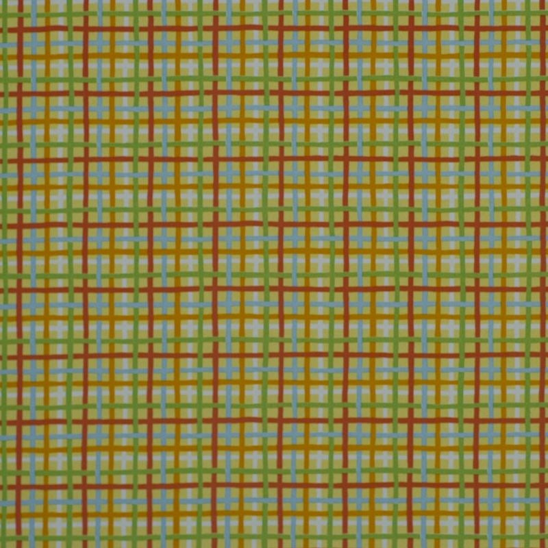 Sample 207651 Baja Plaid | Lemon By Robert Allen Home Fabric