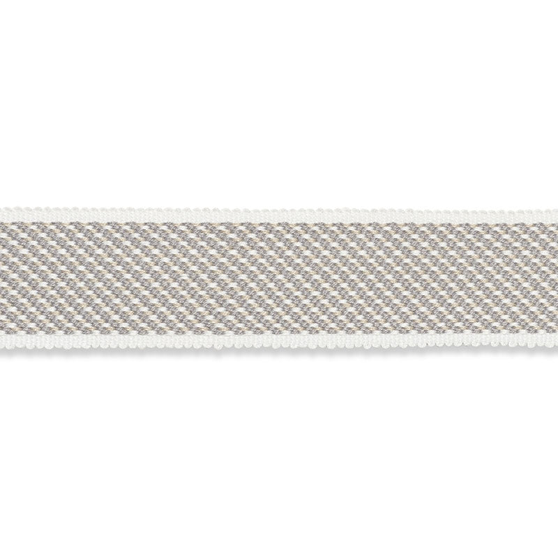 74861 | Winston Cotton Braid, Charcoal - Schumacher Fabric