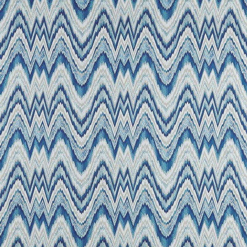 Purchase sample of 68940 Valkyrie Flame Stitch, Delft by Schumacher Fabric
