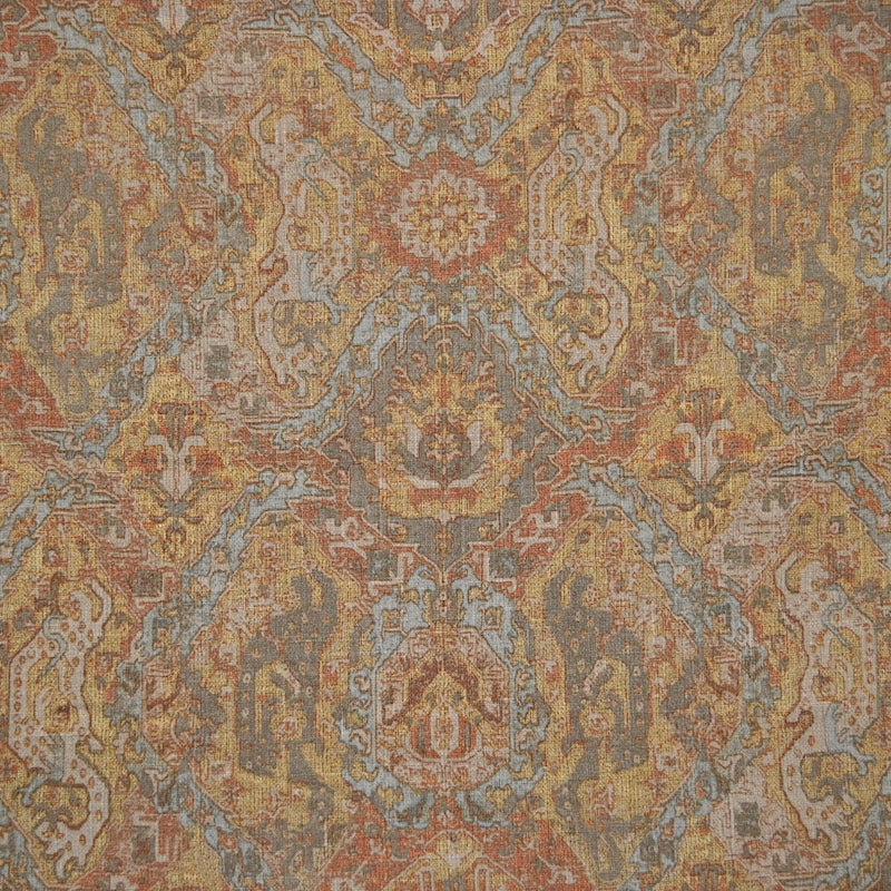 Sample 8433 Hawley Harvest, Gold Ethnic Multipurpose Magnolia Fabric