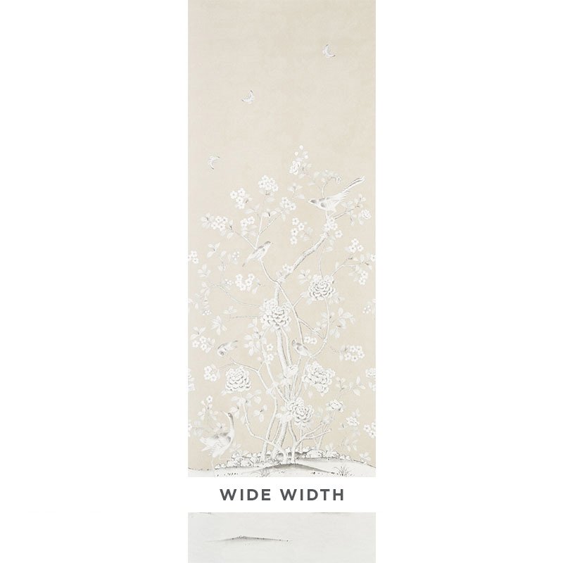 Buy 5010161 Chinois Palais Vinyl Stone Schumacher Wallpaper
