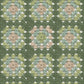 Sample 3124-13863 Thoreau, Maud Green Crochet Geometric Wallpaper by Chesapeake