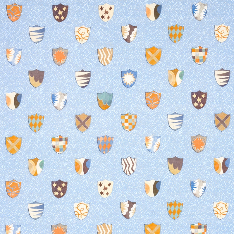 Purchase sample of 180161 Heraldic, Oxford Blue by Schumacher Fabric