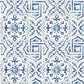 Save 3117-12332 Sonoma Blue Spanish Tile The Vineyard by Chesapeake Wallpaper