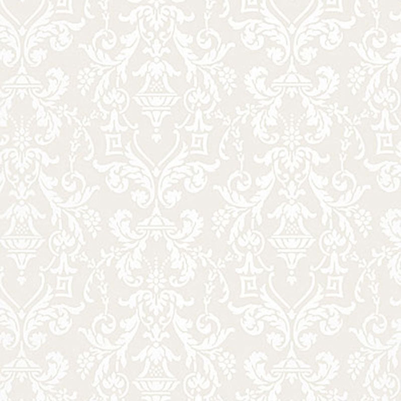 Acquire 5004483 Lido Damask Dove Schumacher Wallpaper