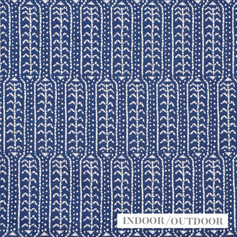 Purchase sample of 73762 Zonda, Indigo by Schumacher Fabric