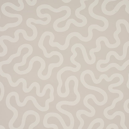 View 5012932 Riley Natural Schumacher Wallcovering Wallpaper