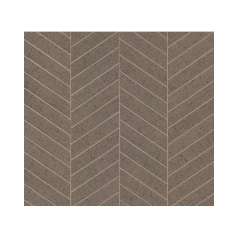 Sample HO2110 Ronald Redding Traveler Atelier Herringbone Gray Ronald Redding Wallpaper