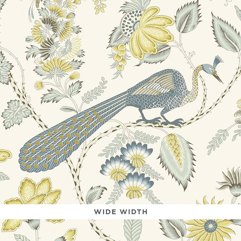 Shop 5010510 Campagne Cadet & Citron Schumacher Wallpaper