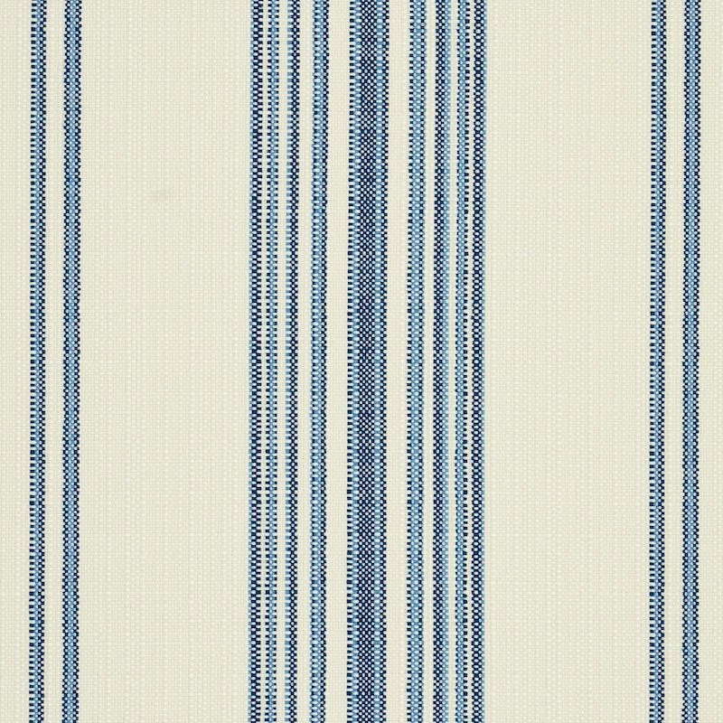 Purchase sample of 79330 Solana Stripe Indoor/Outdoor, Navy by Schumacher Fabric