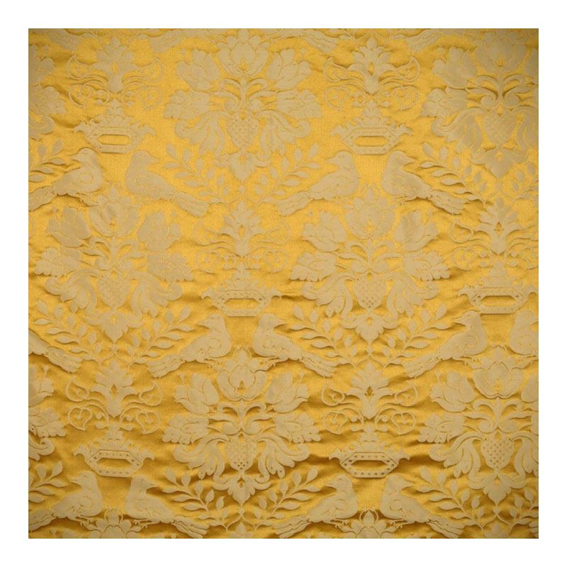 Sample 1098MM-006 Love Bird, Gold by Scalamandre Fabric (SC 00061098MM)