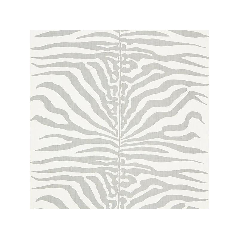 Looking 16366M-003 Zebra Zinc by Scalamandre Fabric