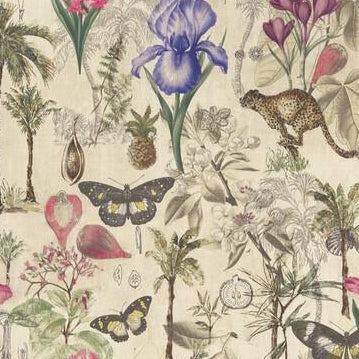 View F1297/02 Botany Botanical by Clarke And Clarke Fabric