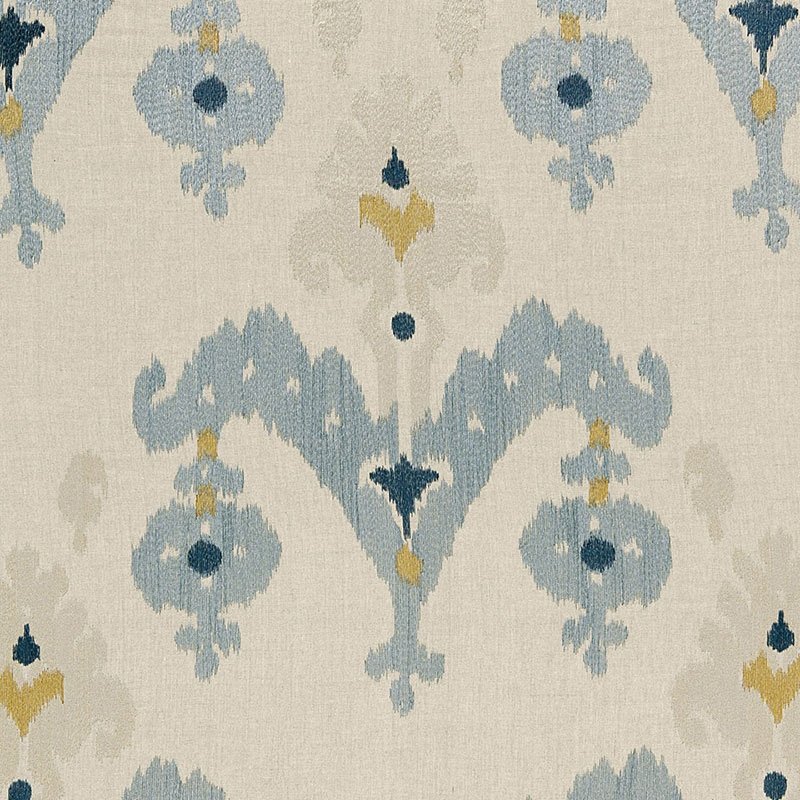 Purchase sample of 65813 Raja Embroidery, Stone by Schumacher Fabric