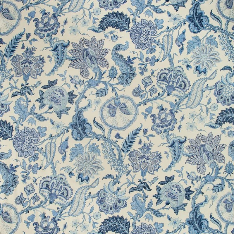 Order 8019128-50 Saranda Print Blue Botanical by Brunschwig & Fils Fabric