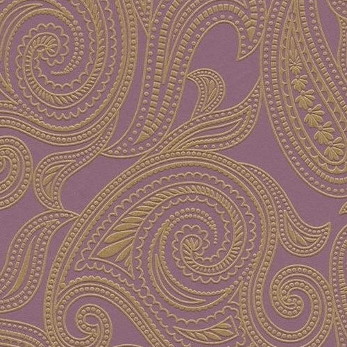 Looking 716726 BB Home Passion Purple Scroll by Washington Wallpaper