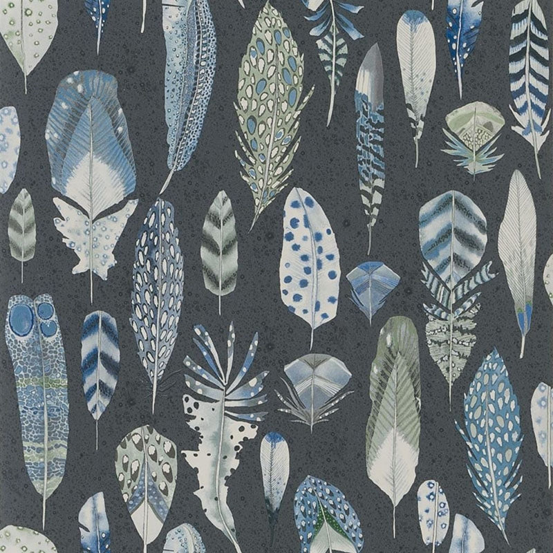 Buy PDG1030/01 Quill Cobalt by Designer Guild Wallpaper